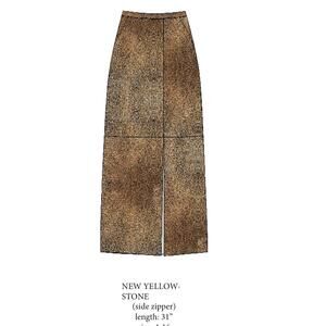 NEW INSIGHT yellowstone inspired skirt in yellowstone